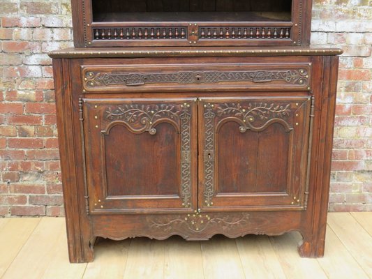 Antique French Oak Two Part Dresser For At Pamono Antique French Oak Two Part Dresser 4