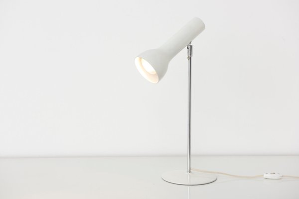 Italian Chrome Desk Lamp In White 1960s For At Pamono Italian Chrome Desk Lamp In White 1960s 1
