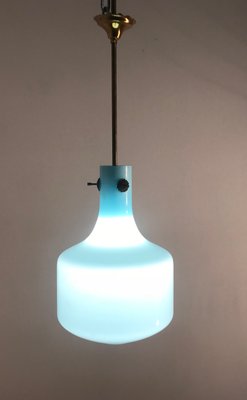 Vintage Italian Light Blue Murano Gl Pendant Lamp For At Vintage Italian Light Blue Murano Gl
