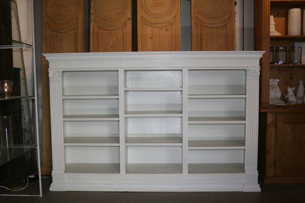 Antique White Bookshelf For At Pamono Antique White Bookshelf 1
