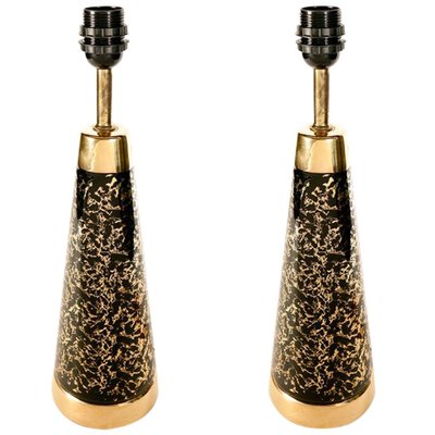 black and gold table lamp