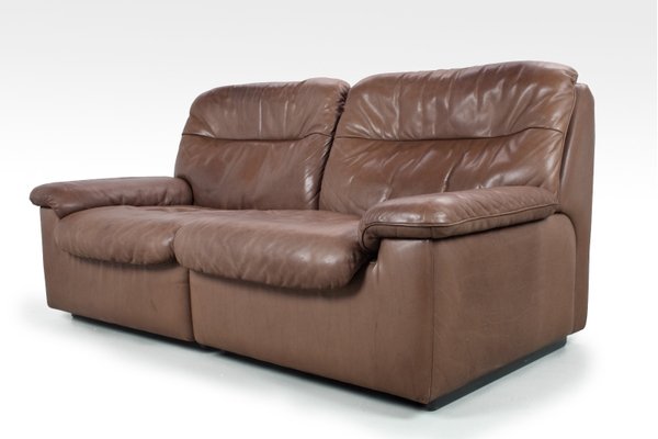 Ds 66 Leather Two Seater Sofa From De Sede 1970s Ds 66 Leather Two Seater Sofa From De Sede 1970s