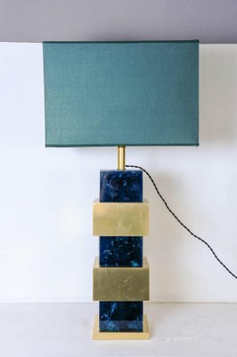 resin table lamp