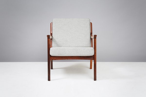 Rosewood Senator Lounge Chairs by Ole Wanscher for France & Søn, 1960s, Set of 2 Rosewood Senator Lounge Chairs by Ole Wanscher for France & Søn, 1960s, Set of 2