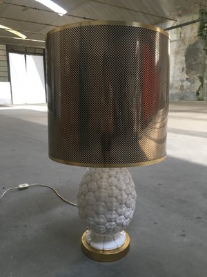 Lampe de Bureau Ananas en Céramique, Italie, 1970s en vente sur Pamono