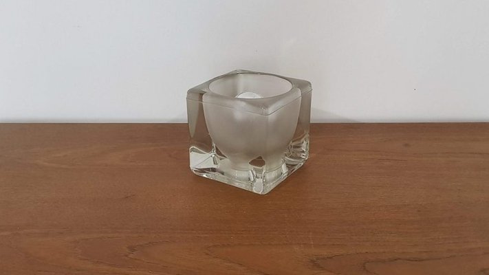 Ice Cube Glass Table Lamp From Peill Putzler 1970s