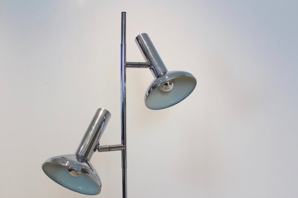 Koch and lowy chrome floor lamp deals