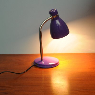 purple desk lamp