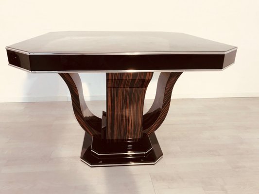 Vintage Octagonal Dining Table 1920s