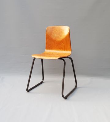 Vintage Metal Wood Chair From Galvanitas For At Pamono Vintage Metal Wood Chair From Galvanitas 1