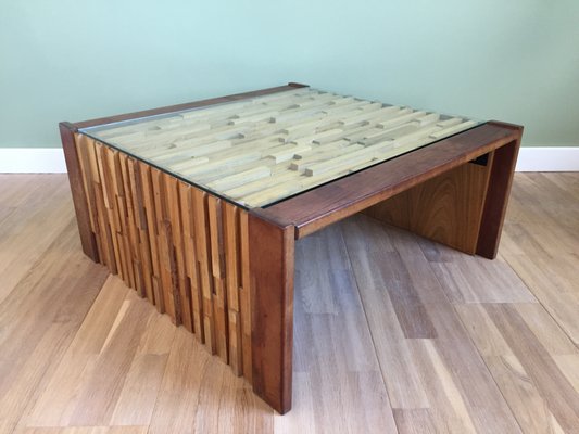 Brazilian Foldable Coffee Table By Percival Lafer 1970s Brazilian Foldable Coffee Table By Percival Lafer 1970s