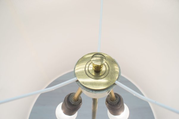 Vintage Brass Tripod Floor Lamp, 1960s Vintage Brass Tripod Floor Lamp, 1960s