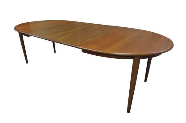 Vintage Teak Extendable Dining Table By Kai Kristiansen For Skovmand Andersen