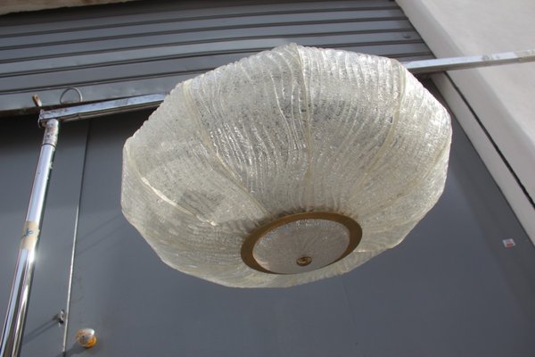 Murano Glass Ceiling Lamp From Venini 1960s For Sale At Pamono