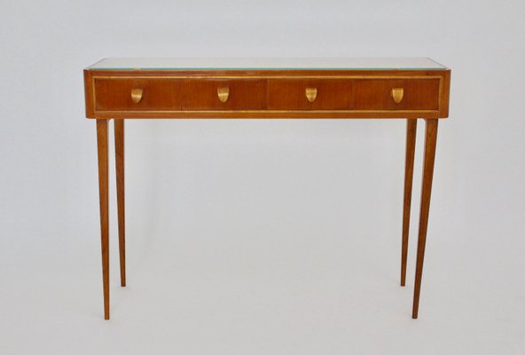 Cherry Wood Console 1950s