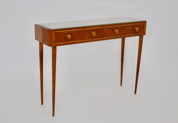 Cherry Wood Console 1950s for sale at Pamono