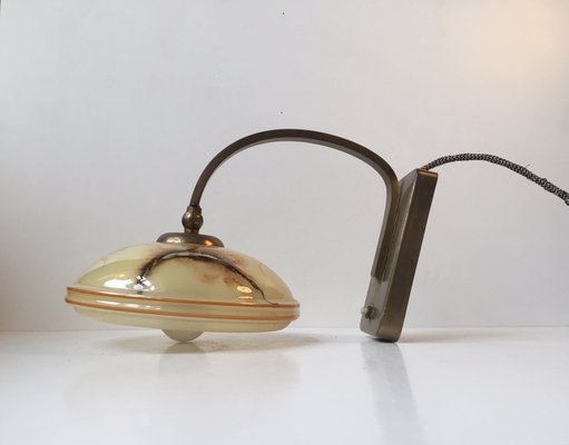 MarbréDanemark1940s Laitonamp; De Bureau Verre Ou Murale Applique Lampe En uOkXiZwPT