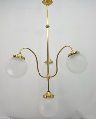 Modernist Lamp With 4 Crystal Modernist Lamp With 4 Crystal
