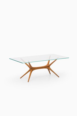 9020 Oak Glass Coffee Table By Tapio Wirkkala For Asko 1950s For Sale At Pamono