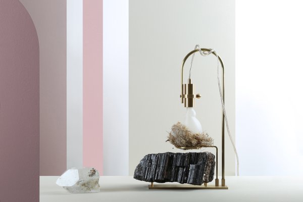 Black cheap tourmaline lamp