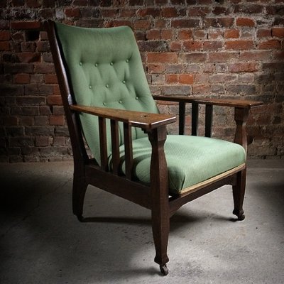 Arts Crafts Oak Armchair 1930s For Sale At Pamono