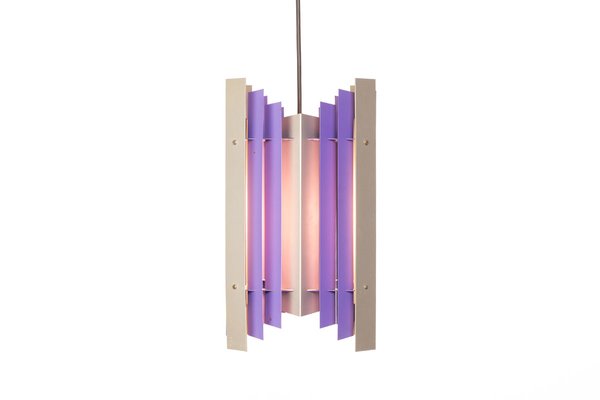 Pendant Lights In Purple Silver Metal By Preben Dahl For Hans Pendant Lights In Purple Silver Metal By Preben Dahl For Hans Følsgaard Elektro A