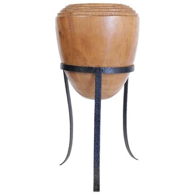 Large Mid Century Modern Decorative Pot In Solid Wood For At Pamono Large Mid Century Modern Decorative Pot In Solid Wood 1