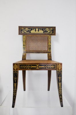 Mid Century Egyptian Revival Klismos Chair 1950s Set Of 2 For