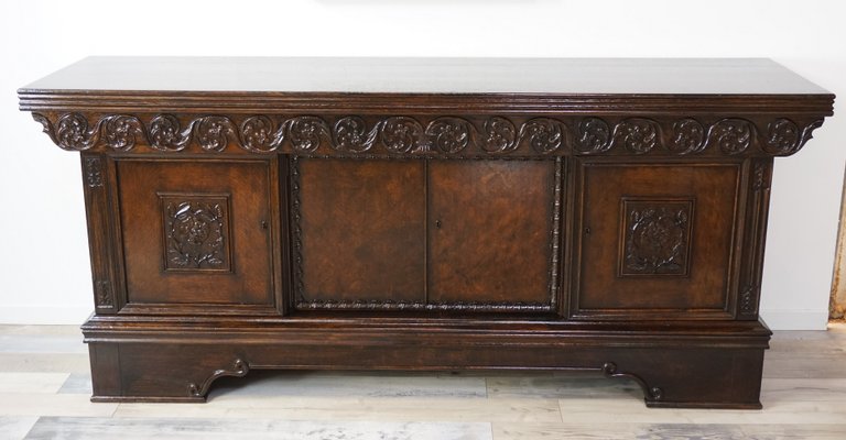 Antique Oak Buffet For Sale At Pamono Antique Oak Buffet 1 - Antique Oak Buffet For Sale At Pamono