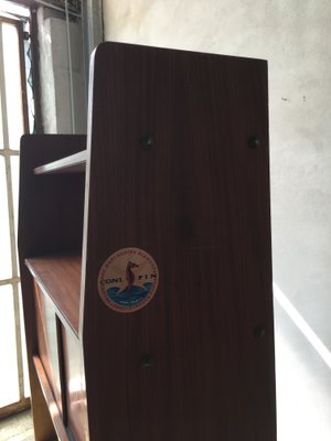 Mid Century Bookcase with Pullout Desk 1950s for sale at Pamono