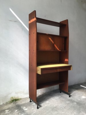 Mid Century Bookcase with Pullout Desk 1950s for sale at Pamono