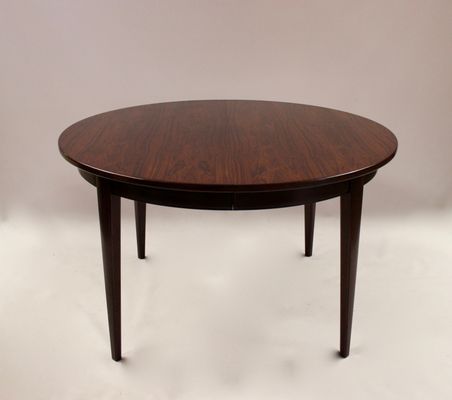 Mesa de comedor grande de palisandro de Omann Junior, años 60 en ... Mesa de comedor grande de palisandro de Omann Junior, años 60 en ...