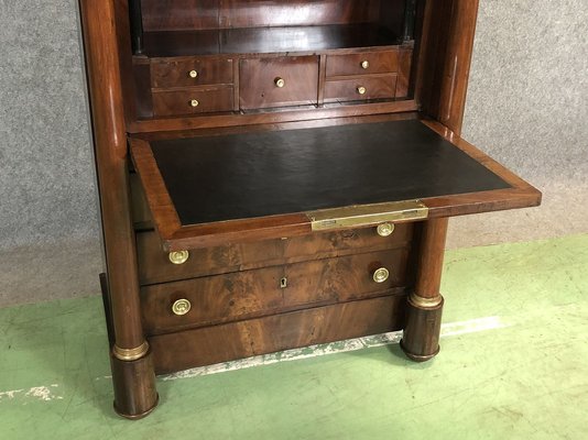 Antique Empire French Mahogany Secretary For Sale At Pamono