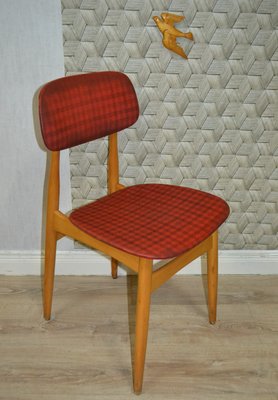 Vintage Red Plaid Kitchen Chair For At Pamono Vintage Red Plaid Kitchen Chair For