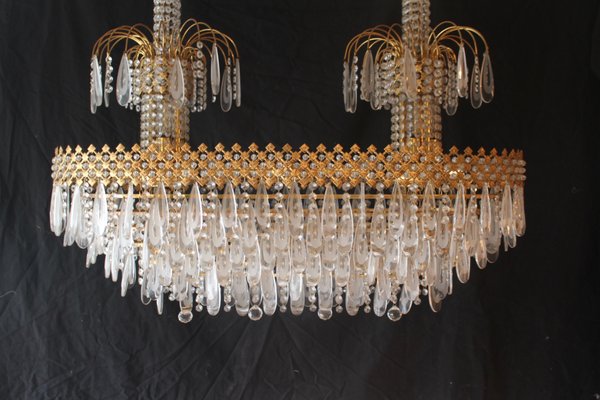 Plafoniera Cristallo Swarovski : Lampadario swarovski anni