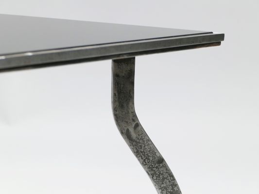 Art Deco Opal Glass Iron Coffee Table 1940s For At Pamono Art Deco Opal Glass Iron Coffee Table