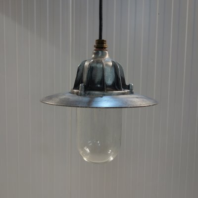Brushed Aluminium Ceiling Dome Light By Coughtrie Of Glasgow 1955