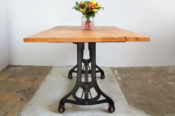 Dining Table With Cherry Top 1930s For At Dining Table With Cherry Top