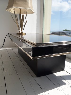 Large Rectangular Mirrored Coffee Table By Roger Vanhevel 1970s For Large Rectangular Mirrored Coffee Table By Roger Vanhevel 1970s 8