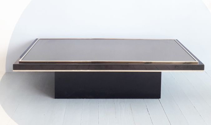 large rectangular mirrored coffee