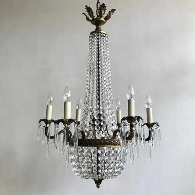 Vintage French Tent & Waterfall Chandelier For Sale At Pamono Vintage French Tent & Waterfall Chandelier 1 - Vintage French Tent & Waterfall Chandelier For Sale At Pamono