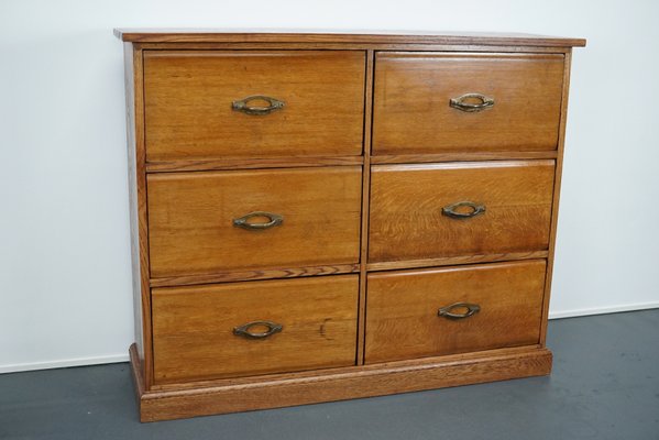 French Oak Apothecary Chest Of Drawers 1930s For Sale At Pamono