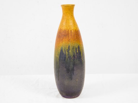 Set Of Two Ceramic Vases By Marcello Fantoni