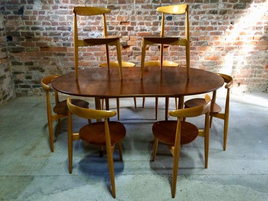 Dining Table 8 Chairs By Hans J Wegner For Fritz Hansen 1950s