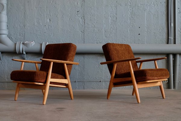GE 240 Easy Chairs by Hans J. Wegner for Getama, 1950s, Set