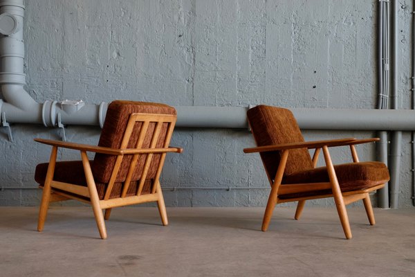 GE 240 Easy Chairs by Hans J. Wegner for Getama, 1950s, Set