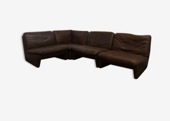 Modular Skai Leather Sofas From, Crescent Shaped Couch Sofa Bed Nz