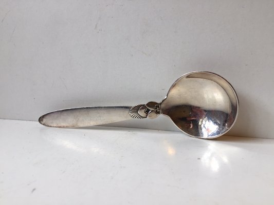 Cuillère à Confiture en Argent Sterling par Gundorph Albertus pour