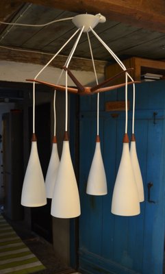 Large Octopus Chandelier By Uno Osten Kristiansson For Luxus 1950s For Sale At Pamono