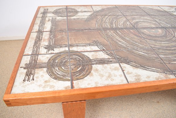 Tile Coffee Table By Ox Art 1970s For At Pamono - 70s Style Tiled Coffee Table Tile Coffee Table By Ox Art 1970s For At Pamono - 70s Style Tiled Coffee Table